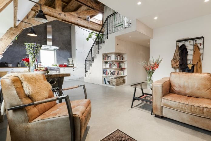 1-Loft-industrial-en-Amsterdam-salon